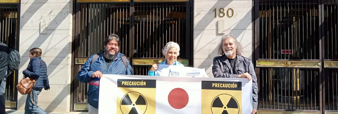 Solicitan al gobierno chileno ingresar queja diplomática a Japón tras vertimiento de aguas residuales radioactivas al oceáno Pacífico