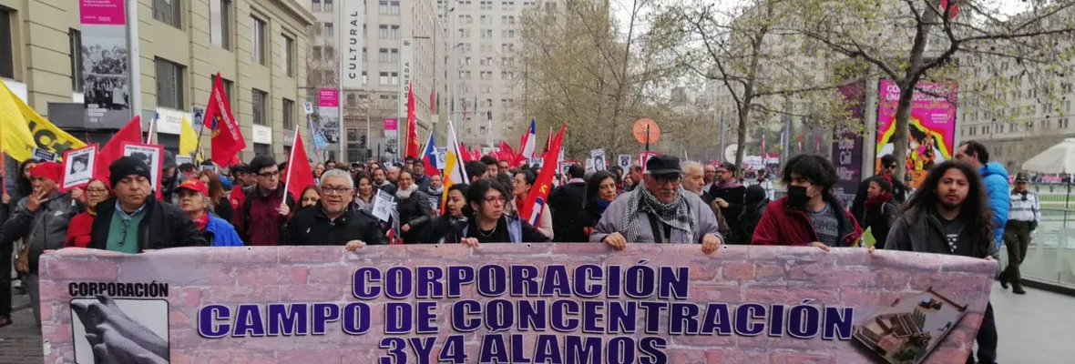 Ante las medidas tomadas por las autoridades en la marcha y romería hacia el Cementerio General a 50 años del Golpe de Estado