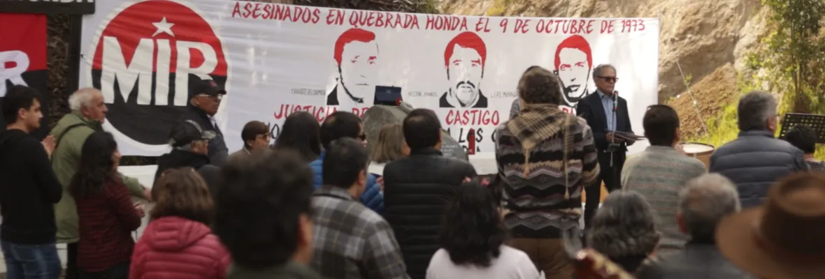 Conmemoran los 50 años de los Crímenes de Quebrada Honda en la ruta Lirquén-Tomé