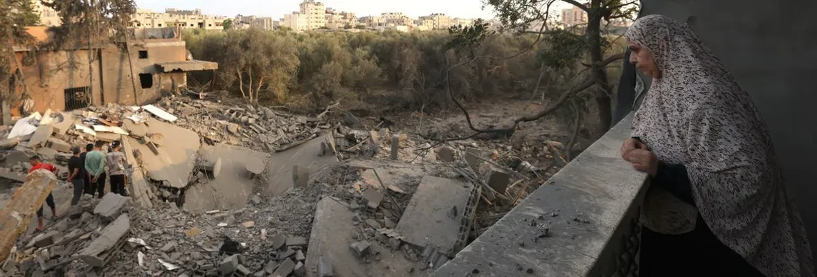 Tras una noche de intensos bombardeos israelíes: Entró en vigor el alto al fuego en Gaza por cuatro días