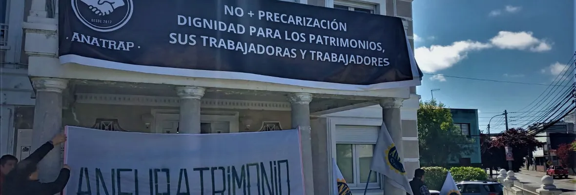 Trabajadores del Patrimonio en La Araucanía se encuentran en paro y acusan hacinamiento, mala infraestructura y sobrecarga laboral