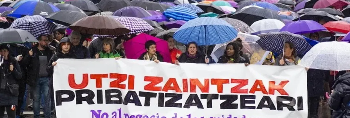 País Vasco: huelga general feminista en defensa de un sistema público de cuidados