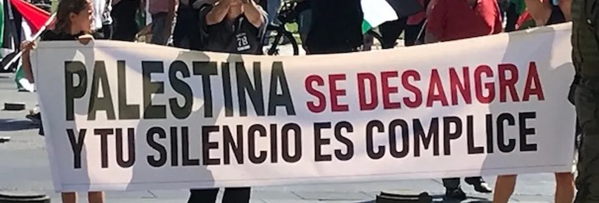 Marchan por Palestina en Santiago: "Mientras exista el sionismo, no habrá paz"