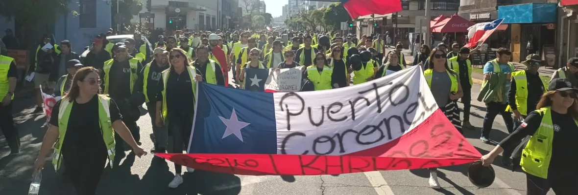 Coronel y el abandono del “Nunca Más Solos” de la Unión Portuaria de Chile
