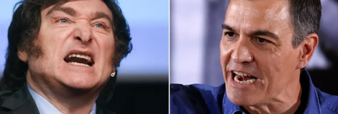 Pedro Sánchez versus Javier Milei: falso debate