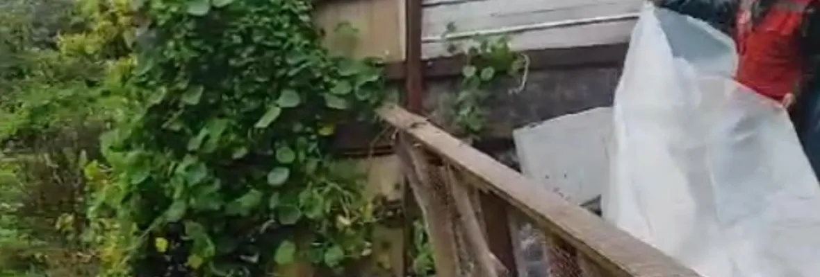 Inminente deslizamiento de tierra en Concepción: Vecinos de la Agüita de la Perdiz acusan deficiencias en plan de manejo de aguas lluvias
