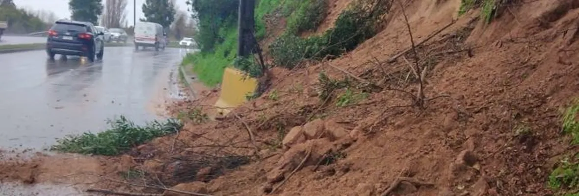 Distintas localidades en alerta por riesgo de remociones en masa tras seguidilla de temporales en el Biobío