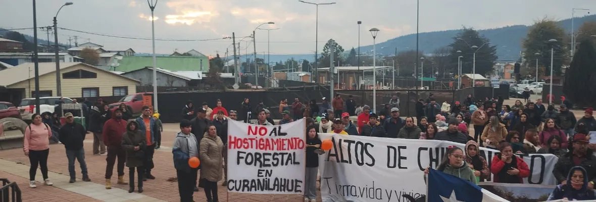 Forestal Arauco busca desalojar a vecinos de Curanilahue en medio de inundaciones