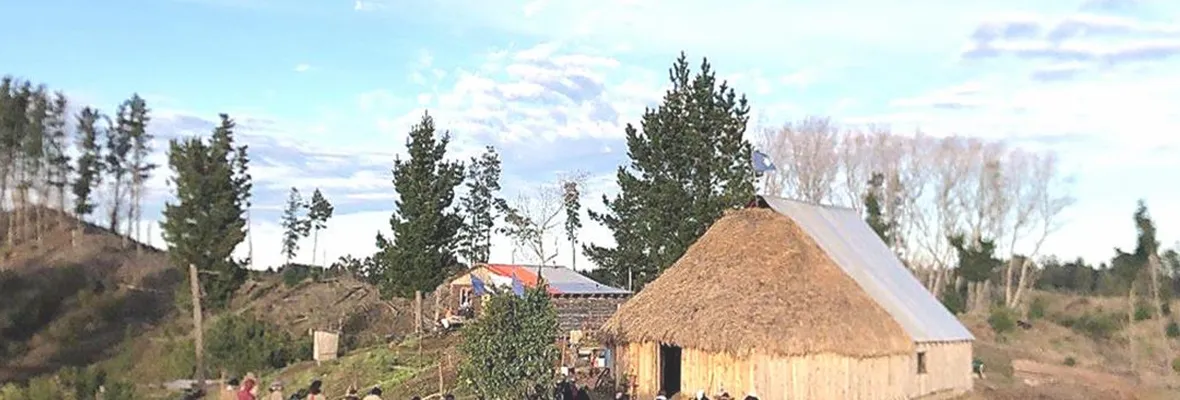 Denuncian hostigamiento de Forestal Mininco y amenaza de desalojo a familias mapuche en Ranquilhue, lago Lleu-Lleu.