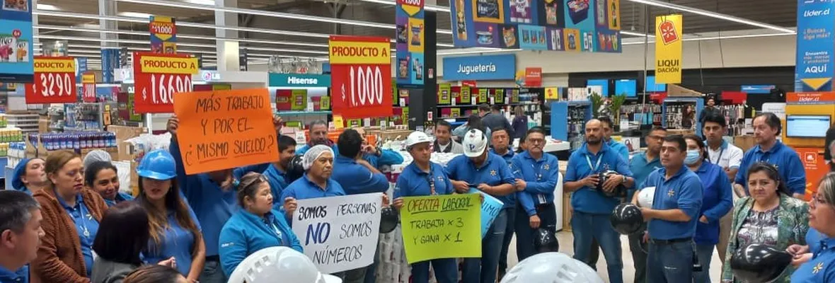 Fin de la huelga en Walmart: Transnacional insiste con imponer figura de operador de tienda pese a ser declarada ilegal por tribunales del trabajo