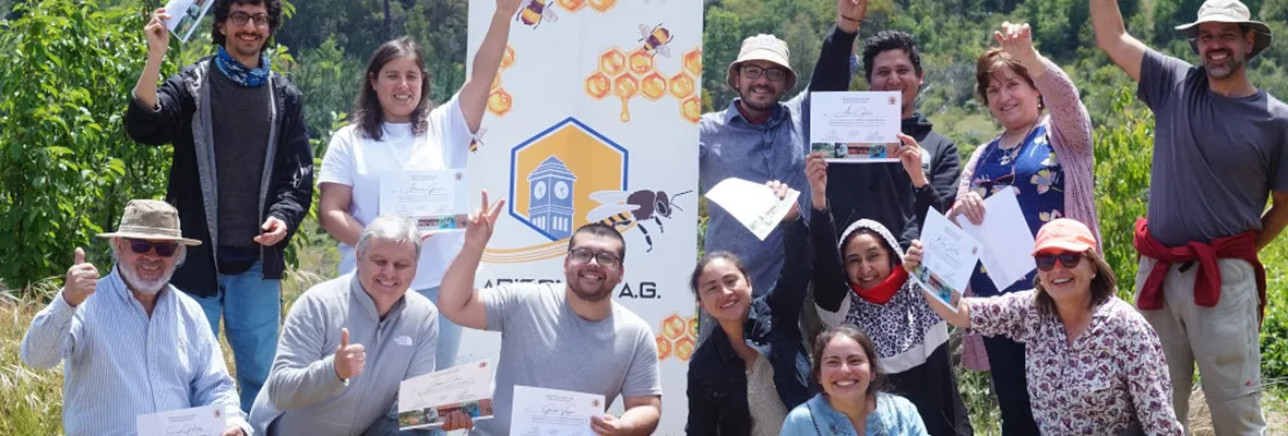 Agrupación Apiconce cumplió 40 años con foco en la formación de apicultores/as en el Biobío