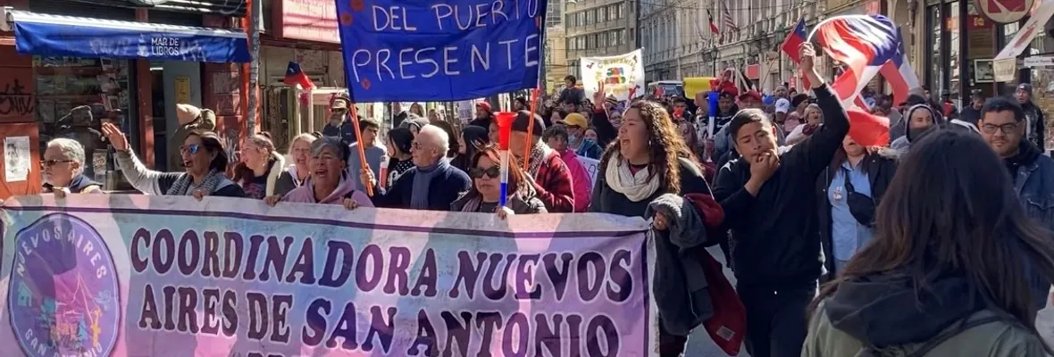 Probladoras y pobladores de San Antonio se moviliza contra el desalojo