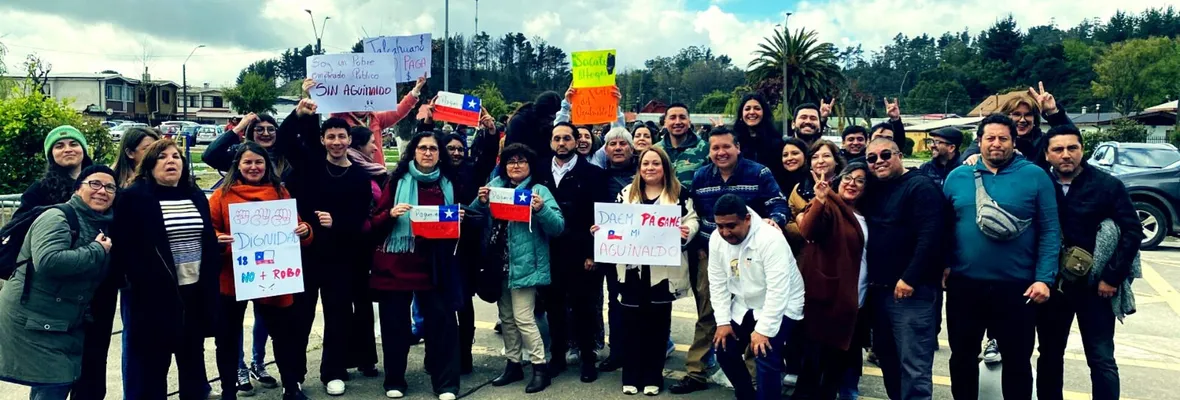 No llegó el aguinaldo a Talcahuano: Profesores y Asistentes de Educación se tomaron el DAEM y apareció el dinero