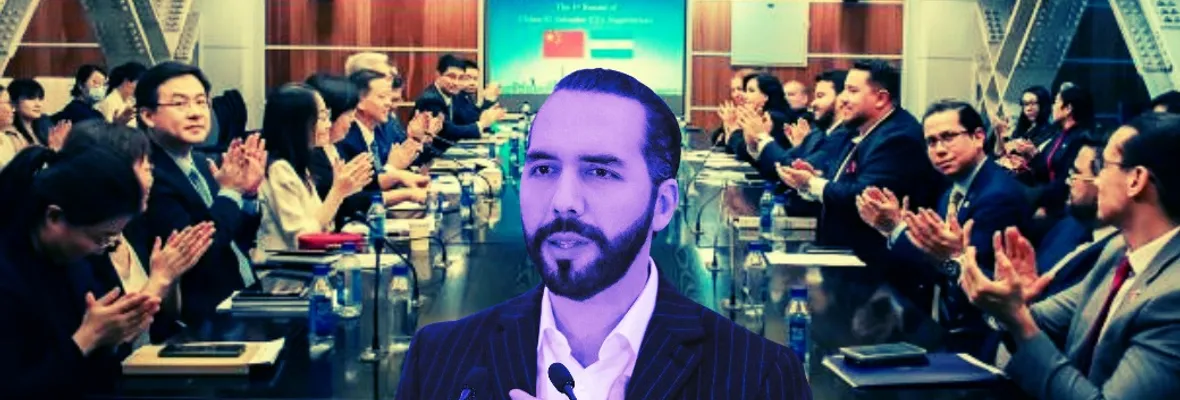 Régimen de Bukele delegó a empresarios de criptomonedas negociación del Tratado de Libre Comercio con China