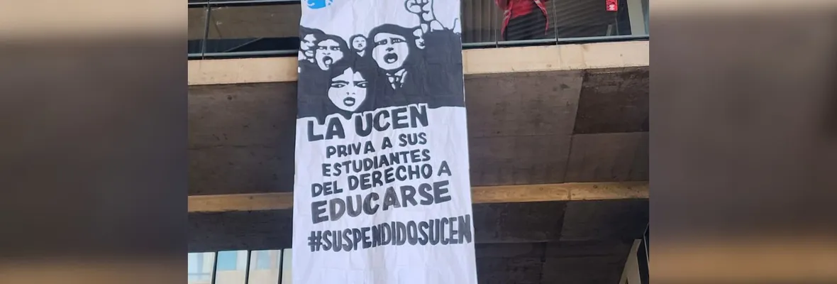 Estudiantes de Psicología de la UCEN suspendidos tras toma en la universidad: acusan arbitrariedad en el proceso