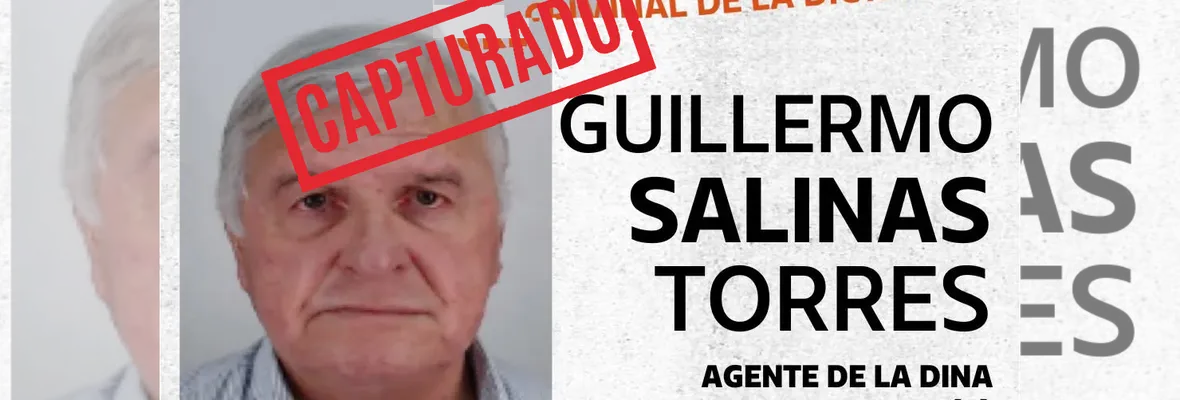 Capturado: PDI detuvo al exoficial de Ejército, ex DINA y ex CNI Guillermo Humberto Salinas Torres que se encontraba prófugo de la justicia