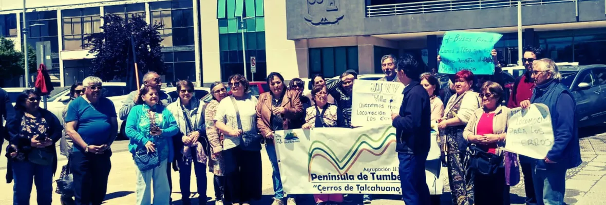 “Transporte público fantasma": Vecinos de los cerros de Talcahuano reclaman abandono y exigen soluciones urgentes