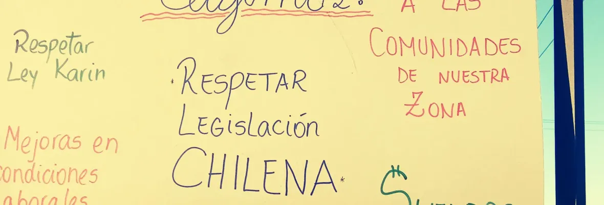 Central Rucalhue: trabajadores se movilizaron exigiendo mejoras en condiciones laborales