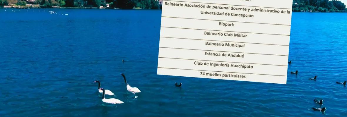 San Pedro de la Paz: 74 muelles particulares y ocho instituciones tienen instalaciones irregulares en la Laguna Chica