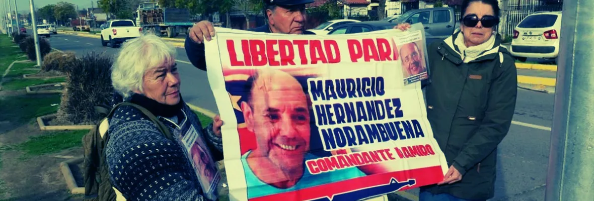 Manifestación por la vida y la libertad de Mauricio Hernández Norambuena