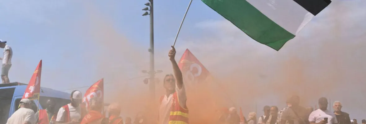 Trabajadores portuarios de Francia e Italia se niegan a cargar armas para Israel