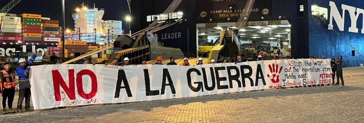 Crece la denuncia y el boicot al transporte de pertrechos para el genocidio contra Palestina