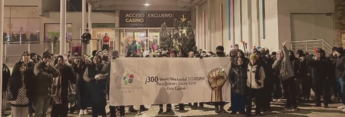 Casino Marina del Sol se excusa en excesivo gasto en arriendo de inmueble para negar reajustes a trabajadores en huelga: Inmobiliaria pertenece a los mismos dueños