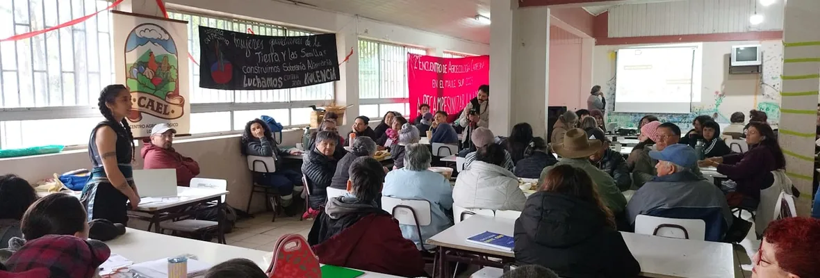 Realizan encuentro de Agroecología Campesina en el Maule Sur: "Por la autonomía alimentaria, tierras libres para los pueblos"