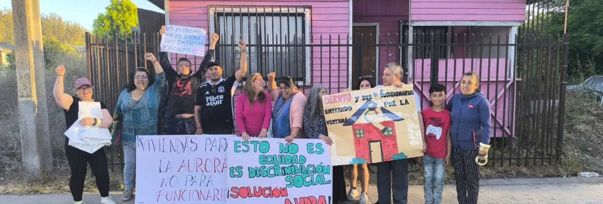 Aurora de Chile: SERVIU facilita terreno de nuestro barrio para un proyecto ajeno, mientras nuestras soluciones habitacionales siguen pendientes