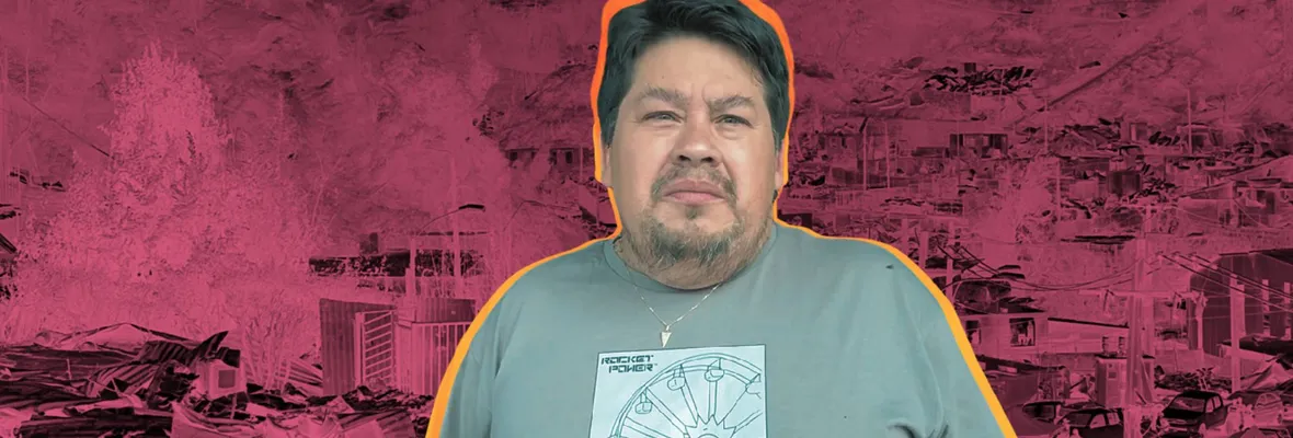 Juan Sánchez, presidente gremial del barrio chino de Lirquén, tras incendios forestales: "a la minera le interesa que esté todo quemado para que ellos instalen su basura"