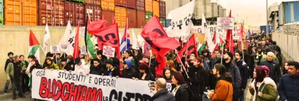 Huelga internacional de trabajadores portuarios contra la “economía de guerra” y el genocidio del pueblo palestino