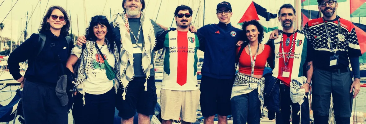 Delegación chilena zarpa a Gaza en la Global Sumud Flotilla