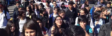 [FOTOS] Denuncian que proyecto de Ley de Educación Superior es una mofa a la sociedad chilena