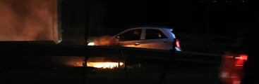 Barricada en Ruta 160 por los presos políticos mapuche del Caso Cuyinpaliwe