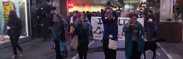 Manifestantes exigen Indulto para Lorenza Cayuhan