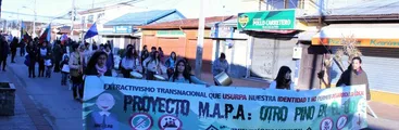 [FOTOS] Realizan primera marcha por la protección de las aguas y del territorio araucano