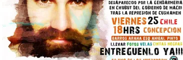 ¡Devuelvan con vida a Santiago Maldonado! Manifestación de solidaridad en Concepción