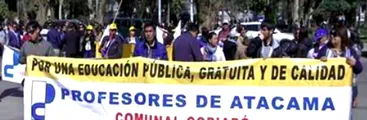 Tras 23 días de paro profesores de Copiapó logran acuerdo para que les paguen el Bono SAE