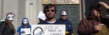Concepción: Honorarios continúan protestas contra condiciones de traspaso a contrata