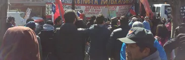 Pescadores artesanales de Lebu protestan en Concepción exigiendo declarar a la reineta como altamente migratoria