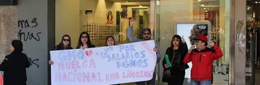 Trabajadores de GMO y Econópticas en huelga en Concepción