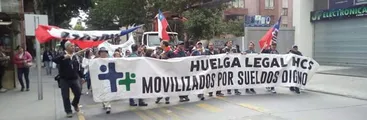 Trabajadores del Hospital Clínico del Sur cumplen 26 días en huelga
