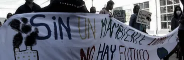 Coronelinos marchan nuevamente por un ambiente libre de contaminación