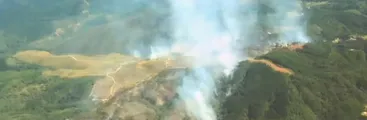 Cauquenes y Portezuelo mantienen alerta roja por incendios forestales