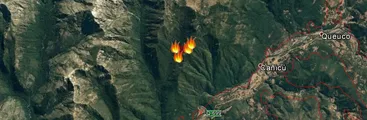 Desde el viernes se propaga incendio en bosque nativo de Alto Bío Bío: no se estaría combatiendo