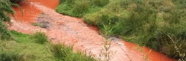 Chiloé en alerta por derrame de pintura en río Trainel