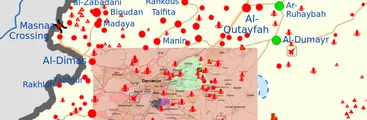 La batalla de Damasco y de la Ghouta Oriental