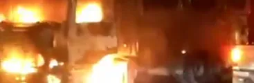 Un camión quemado en Contulmo, Provincia de Arauco, se registró durante esta madrugada