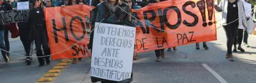 FOTOS | Fuerte y Claro: Honorarios del Biobío rechazan cotización obligatoria