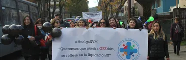 Sindicato Isapre Nueva Mas Vida cumple 55 días en huelga: «quieren que volvamos a trabajar sin nada»